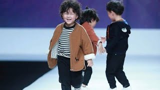 Adorable little kids Fashion show in China! Runwalk fall