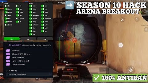 MOD MENU ARENA BREAKOUT ESP | HACK CHEAT ARENA BREAKOUT | SUPPORT ANDROID & IOS