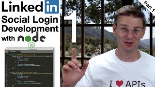 LinkedIn API and OAuth: Social Login Development for your website with node.js - Part 1/3