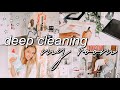 deep cleaning and organizing my room + bathroom | MUCH NEEDED! (satisfying too)