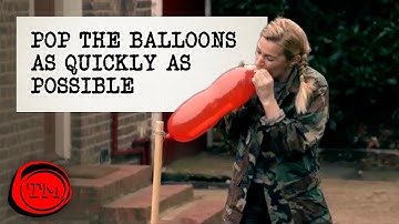 Pop the Balloons as Quickly as Possible | Full Task | Taskmaster