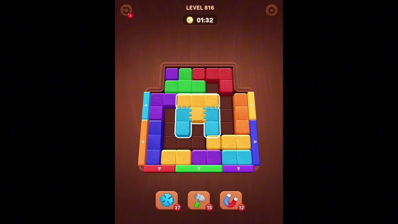 Wood Away Block Puzzle Levels 811-812-813-814-815-816-817-818-819-820 Walkthroughs