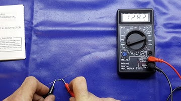 Super-cheapo multimeter mini review - DT-830B DMM