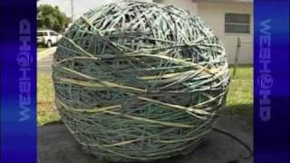 World's Largest Rubber Band Ball Moves To Orlando