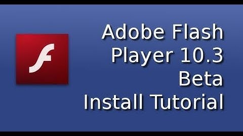 Adobe Flash 10.3 Beta Install Tutorial on Ubuntu with Firefox