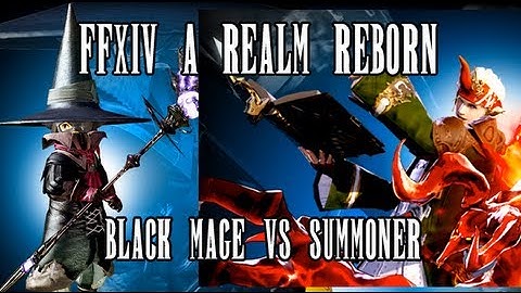 FFXIV ARR: Black Mage vs Summoner (Patch 2.0, Outdated)