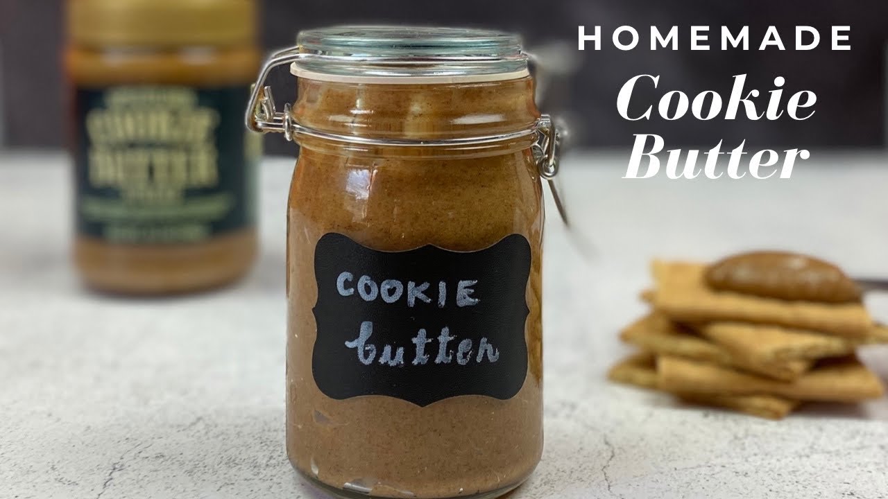 HOMEMADE COOKIE BUTTER - YouTube