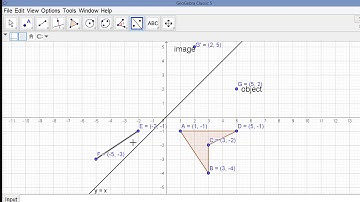 concept of reflection in the line y=x
