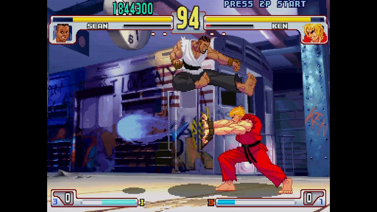 Street Fighter III: 3rd Strike: Fight for the Future – Sean Arcade Clear | Level Up With Emre