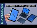 KOOSMILE 2-in-1 8in Mini Laptop/Tablet