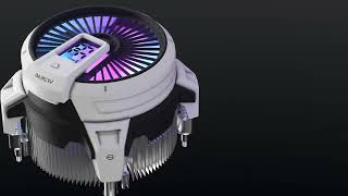 Alseye W90 down pressure computer CPU radiator, exclusive to small chassis and small motherboards!