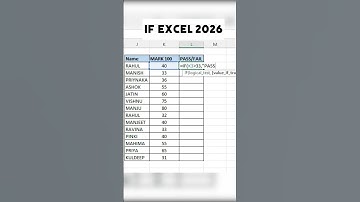 IF Formulas 2026 #Excel #trending #exceltricks #online_tech_support #interview #advancexcel