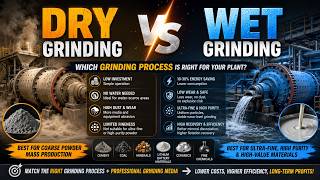 Dry Grinding vs Wet Grinding: Which Saves More Cost & Boosts Quality? | Full Industrial Comparison