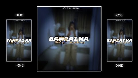 Mizo hla - Banzai ka Rel mahna || Alight motion xml file check comment box #xml_file #mizo