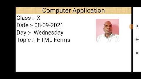 Class X Computer Applications 08 09 2021 By Mr  Praveen Singh