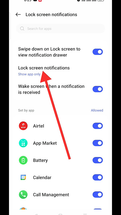 How To Enable Show Notification In Realme Phone #shorts #youtubeshorts #mobile