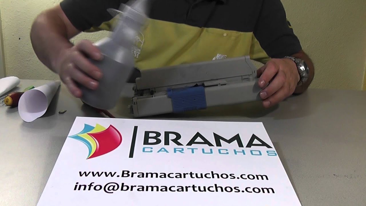 How to refill Oki Cartridges C300 C310 