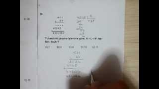 2010 Kpss Lisans Matematik 35 . Soru Ve Çözümü- Videokursu