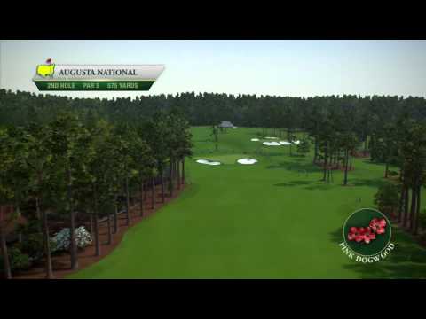 Course Flyover: Augusta National Golf Club's 2nd Hole