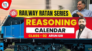 Railway Ratan Series | Railway Reasoning | Calendar | #2 | Calendar By Arun Sir #calendar