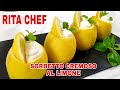 Perfetto a fine CENONE!⭐SORBETTO CREMOSO AL LIMONE di RITA CHEF🍋