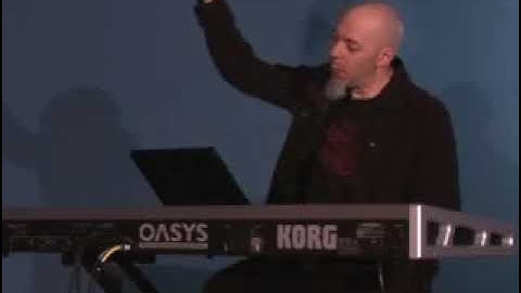 Jordan Rudess playing Korg Oasys - Part 2
