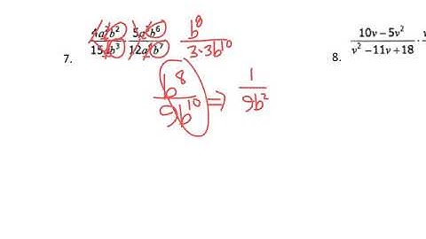 Algebra 2, 9.4 Notes Multiplying and Dividing Rational expressions