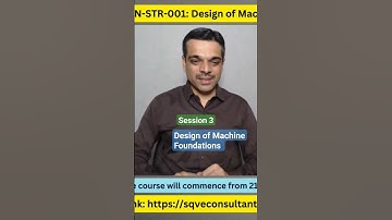 Design of Machine Foundations #structuralengineering #civilengineering