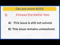 Email English Test | Can You Choose Right? I English skill I