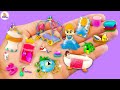 DIY Miniature Set w Polymer Clay! CINDERELLA hacks and crafts🍪 how to make Disney Princess Room
