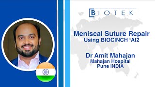 Biotek All Inside Meniscus Repair Technique using BIOCINCH® AI2 screenshot 2