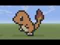 Minecraft Pixel Art - Charmander Pokemon #004