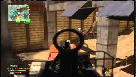 Call of Duty Modern Warfare 3 kill confirmed gameplay on hard hat