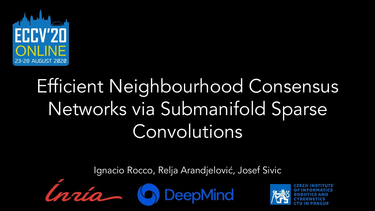 Efficient Neighbourhood Consensus Networks via Submanifold Sparse