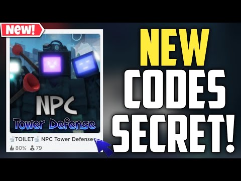 NPC Tower Defense codes