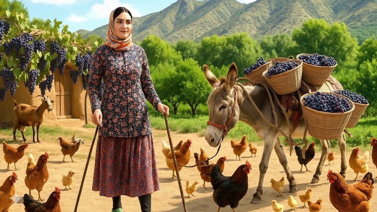 Village Life In Iran Mountains Far From Civilization | Storing Like Villagers
