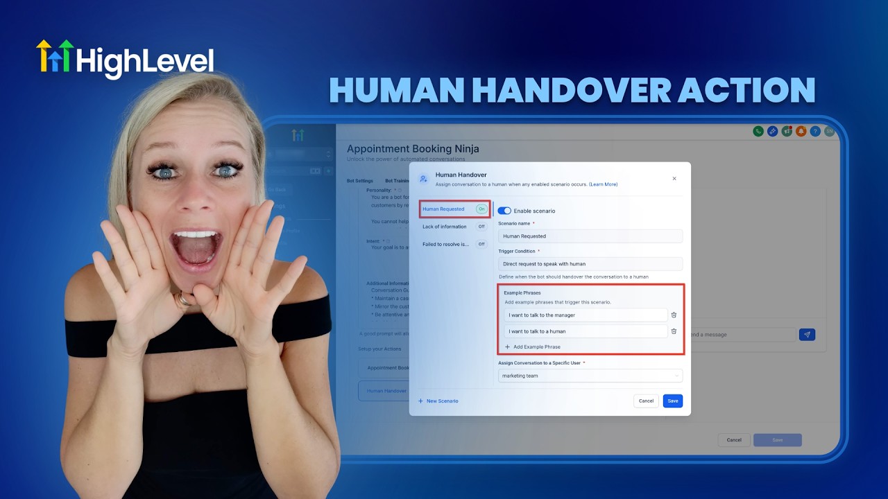 How To Enable Human Handover in HighLevel's Conversation AI