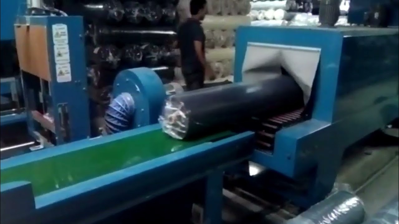 SUNTECH Automated Fabric Roll Packing Line