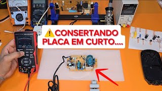 CONSERTANDO FONTE CHAVEADA EM CURTO,  FORMA SIMPLES,  FONTE CHAVEADA EM CURTO,  NÃO LIGA, RESOLVIDO