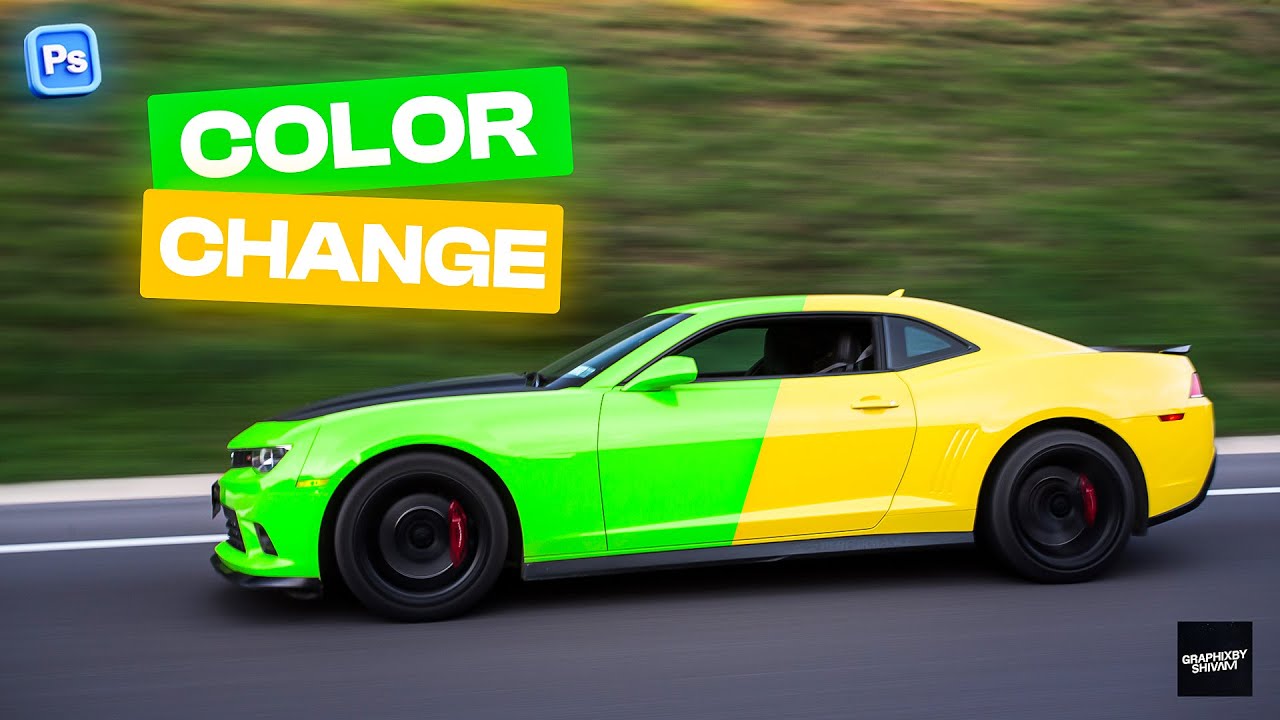 Easily Change Object Colour in Photoshop (Easy Trick for Beginners!)