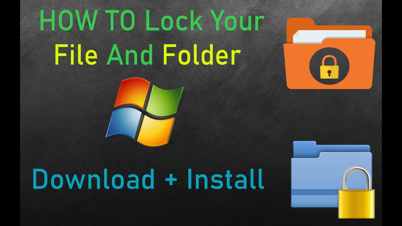 How To Lock Your File Or Folder Using Any Folder Password Lock Explained In Details