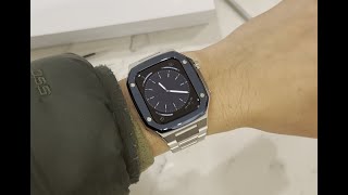 Installing the Apple Watch Luxury Steel Metal Case from Strapify