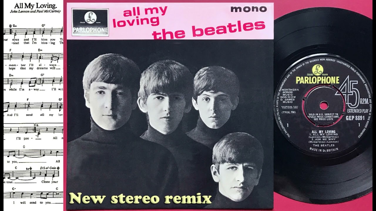 RSD 2024 ビートルズ all my loving 3インチ 新 f0TO The Beatles - All My Loving - 2024 stereo remix - YouTube
