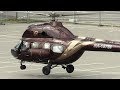 Модернизированный вертолет Ми-2 (МАРЗ)   посадка "Helirussia-2018"