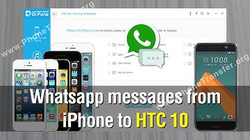 How to Transfer Whatsapp Messages from iPhone to HTC 10 Directly