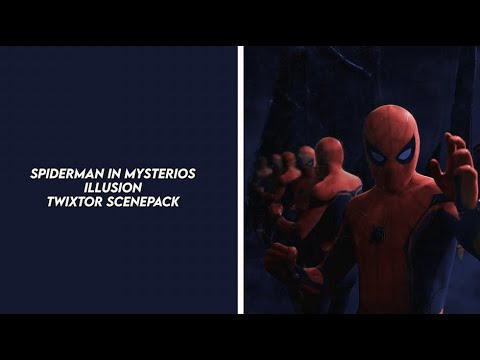 spiderman in mysterio illusion twixtor scenepack