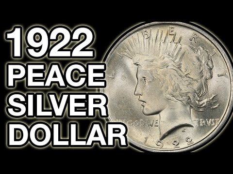 1922 Peace Dollar Guide - VAMs, Values, History, and Errors