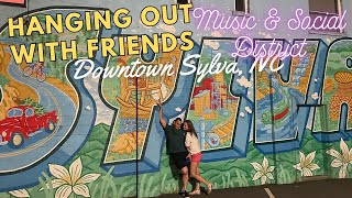 Concerts by the Creek and Enjoying Sylva's Social District