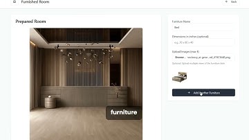 Nirwana AI Furniture Visualizer | Best AI Furniture Design & Room Visualization Tool.