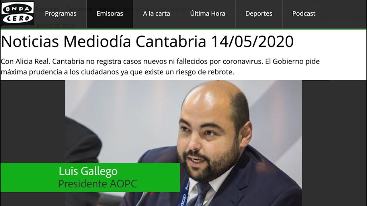 "La ortopedia es un sector esencial", Luis Gallego en Onda Cero Cantabria